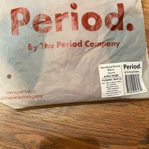 Period by the period company the heavy period mauve extra large nwt XL